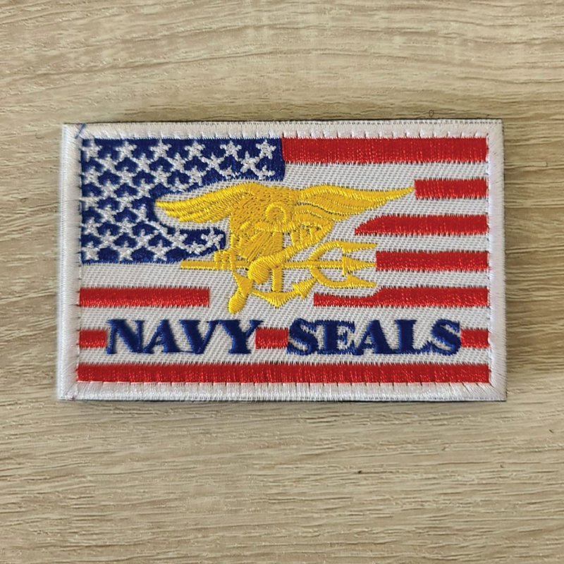 战术徽章(NavySEALS款) - 衣/帽 - 绣线 多色
