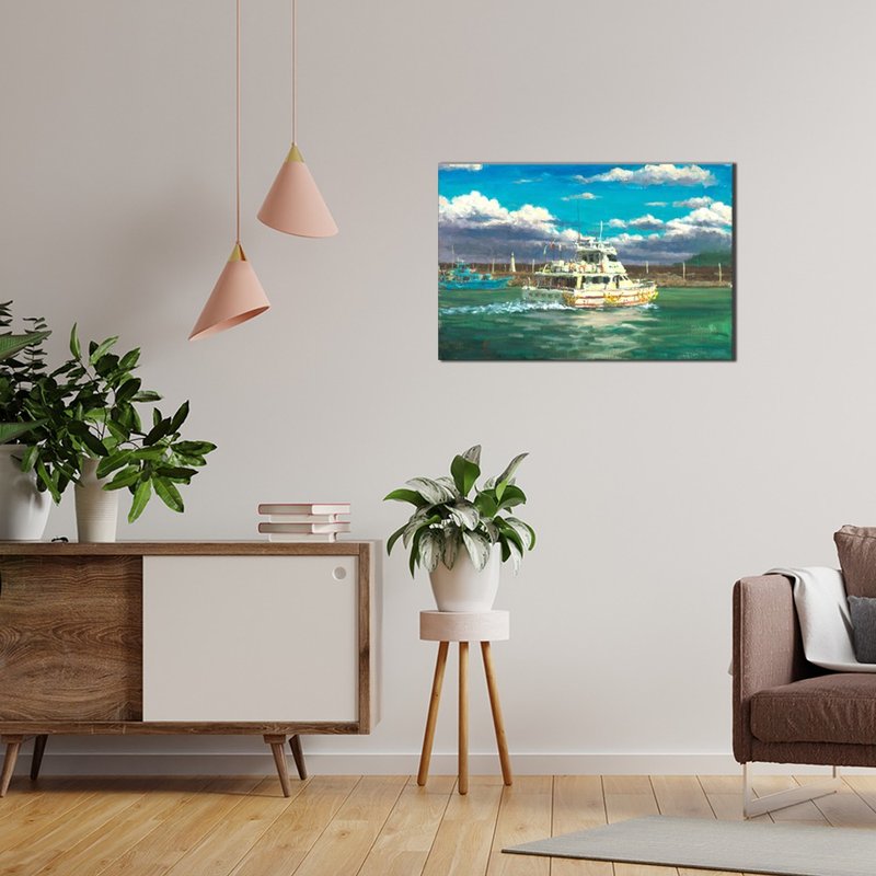 一起赏鲸去-苏锦皆艺术微喷数位版画 - 海报/装饰画/版画 - 其他材质 多色