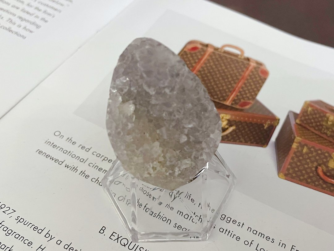 天然水晶 原矿 晶簇 原石 扩香 软糖 - 摆饰 - 水晶 白色