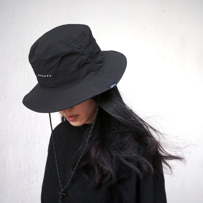 12色风绳可换 日系遮阳渔夫帽/登山帽子【定制化礼物】4色 S/M/L - 帽子 - 防水材质 多色