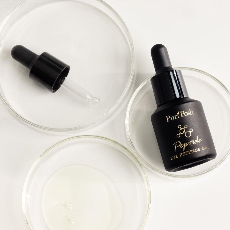 紧致抚皱 眼部精华 PP晶肽亮眼精华油 15ml 抗老 胜肽 深层修护 - 精华液/安瓶 - 其他材质 透明