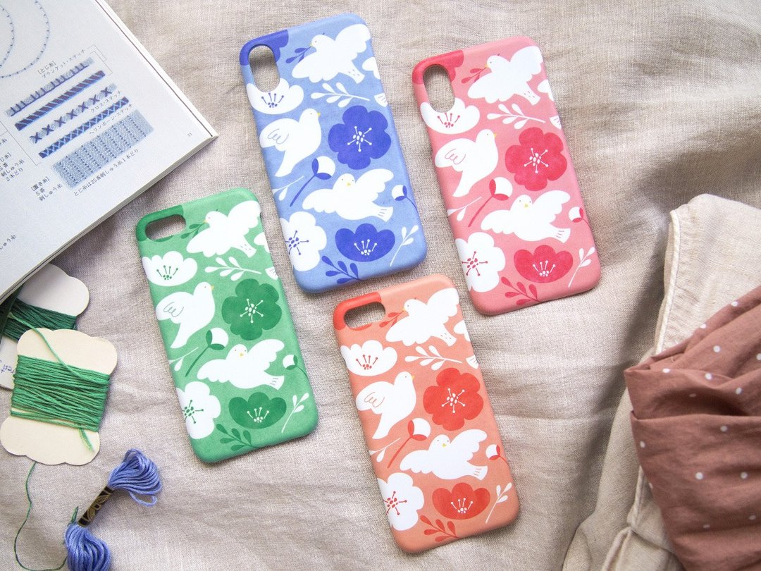 和平鸽 iPhone 壳手机壳 เคสนกพิราบ - 手机壳/手机套 - 塑料 多色