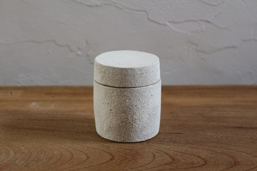 Powdered lid - 调味罐/酱料瓶 - 陶 白色