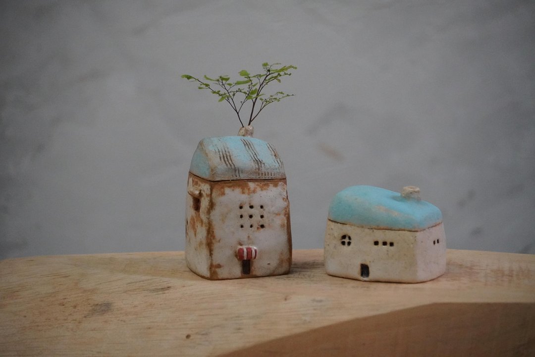陶艺手作-小陶房-森林中的小屋 - 摆饰 - 陶 