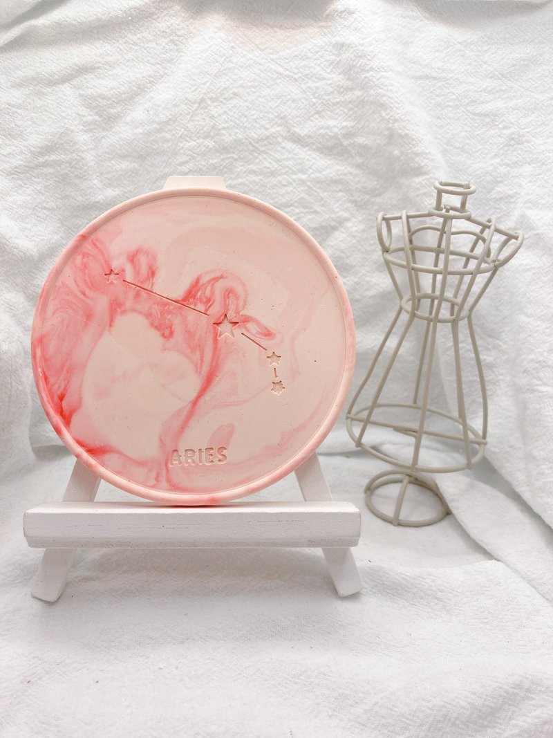 手作 扩香石杯垫 我就是我-牡羊座 - 摆饰 - 其他材质 多色