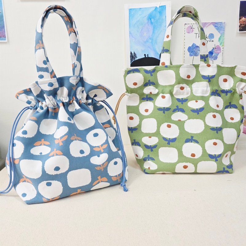 两用托特包 手作布包 日常外出包  适合初学者的缝纫 - 编织/羊毛毡/布艺 - 棉．麻 