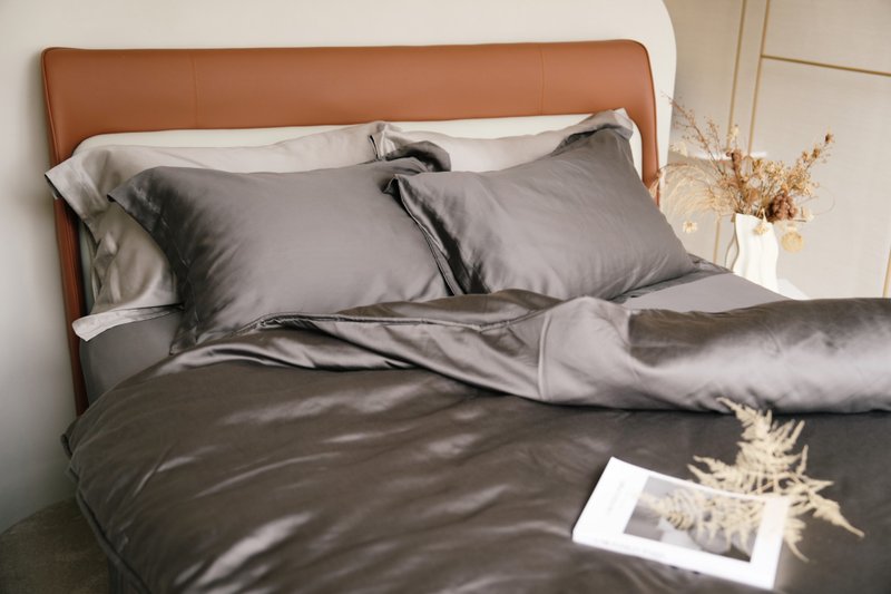 60支Tencel 300织莱赛尔床包四件组-深灰-Chapter10陨石 - 寝具 - 其他材质 