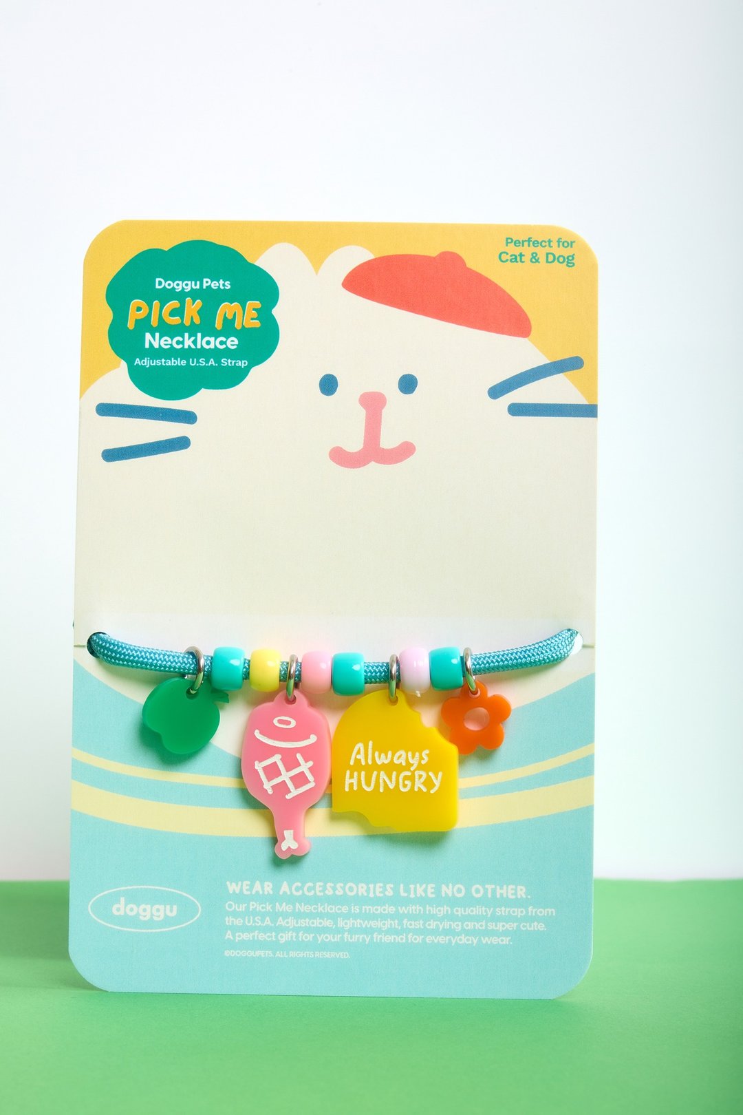 DOGGU PETS 宠物项链 SET Pick me 永远饥饿 - 项圈/牵绳 - 其他材质 多色