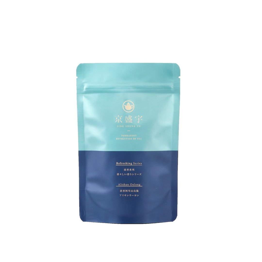 京盛宇【茶包】光之茶-清香阿里山乌龙-原叶袋茶15入 - 茶 - 新鲜食材 蓝色