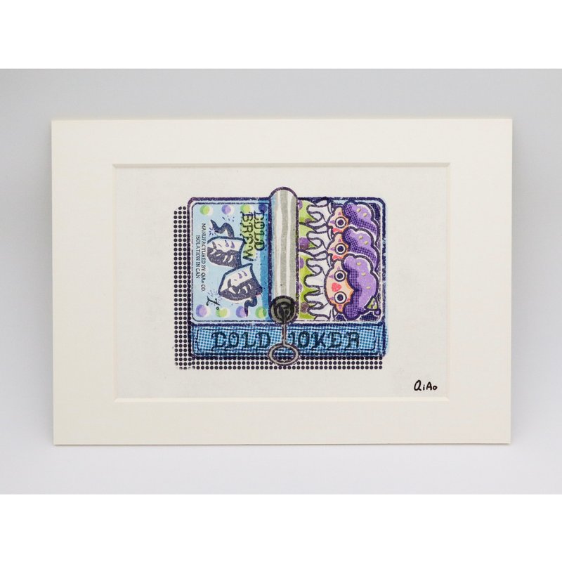 小丑艺术印刷品 - 海报/装饰画/版画 - 其他金属 蓝色