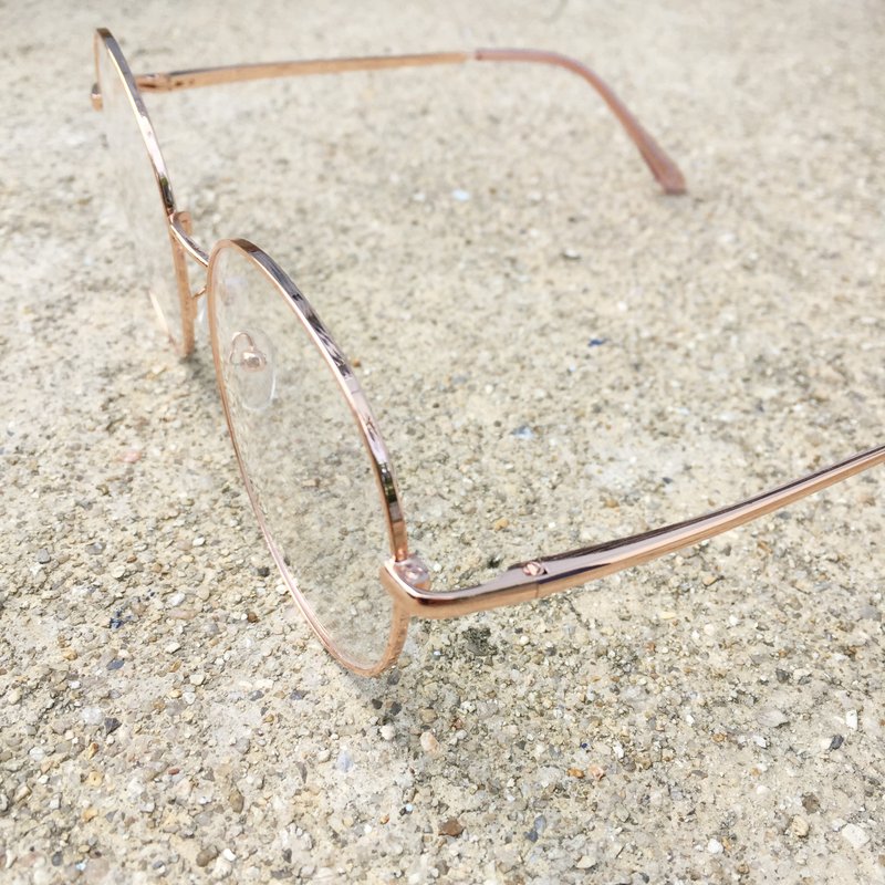 Large Clear Eyeglasses - 眼镜/眼镜框 - 其他金属 粉红色