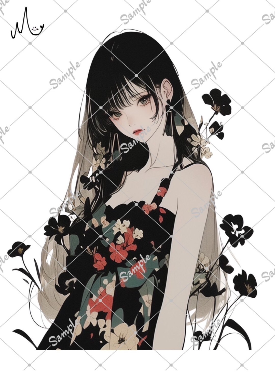 原创人物插画贴纸 - 贴纸 - 纸 