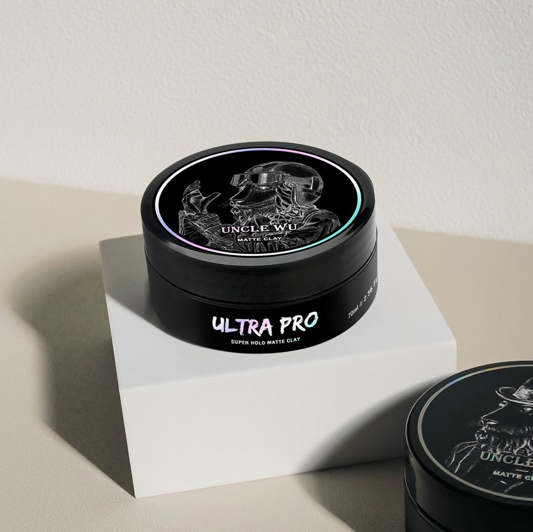 【UncleWu】ULTRA PRO | 高岭土 硬发泥 | 油头 飞机头 好造型 - 男性清洁护肤品 - 其他材质 