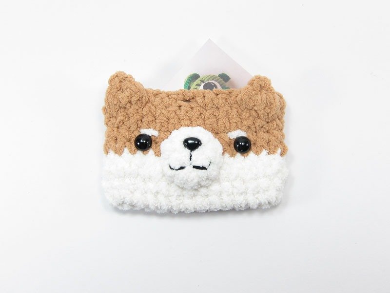 柴犬-卡套-悠游卡 - 证件套/卡套 - 聚酯纤维 咖啡色