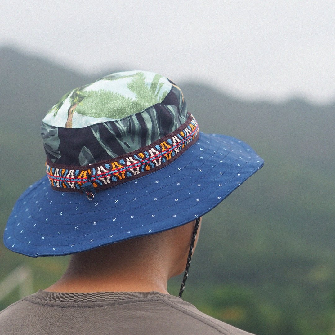 登山帽 Scrap Bucket Hat | 香港手造 - 帽子 - 聚酯纤维 
