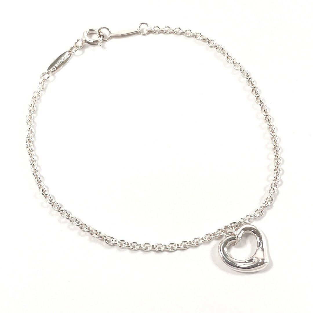 【日本直购．二手美品】蒂芙尼 TIFFANY&Co. 手链 经典isOpen Heart Elsa Peretti 银 925 - 手链/手环 - 纯银 银色