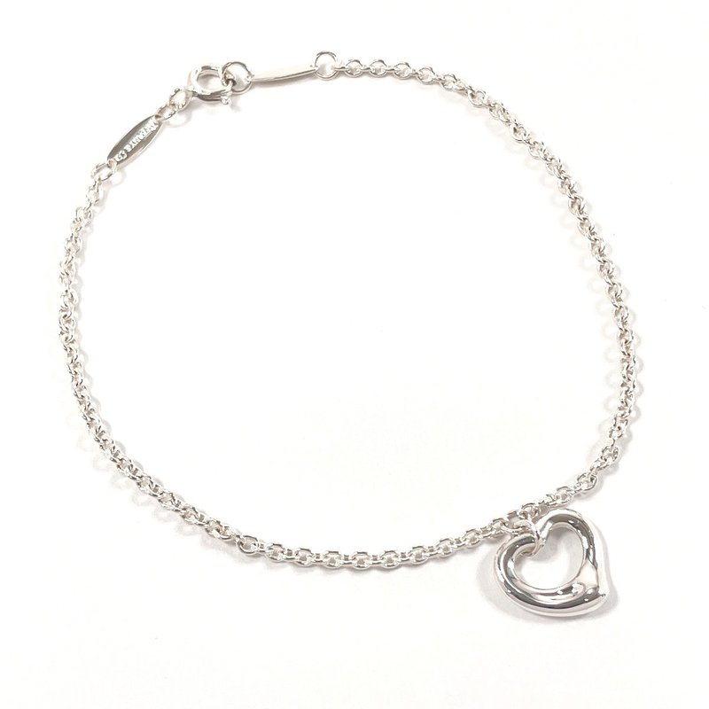 [日本直邮，二手，状况良好] Tiffany & Co. 手链，Open Heart，Elsa Peretti，925银 - 手链/手环 - 纯银 银色