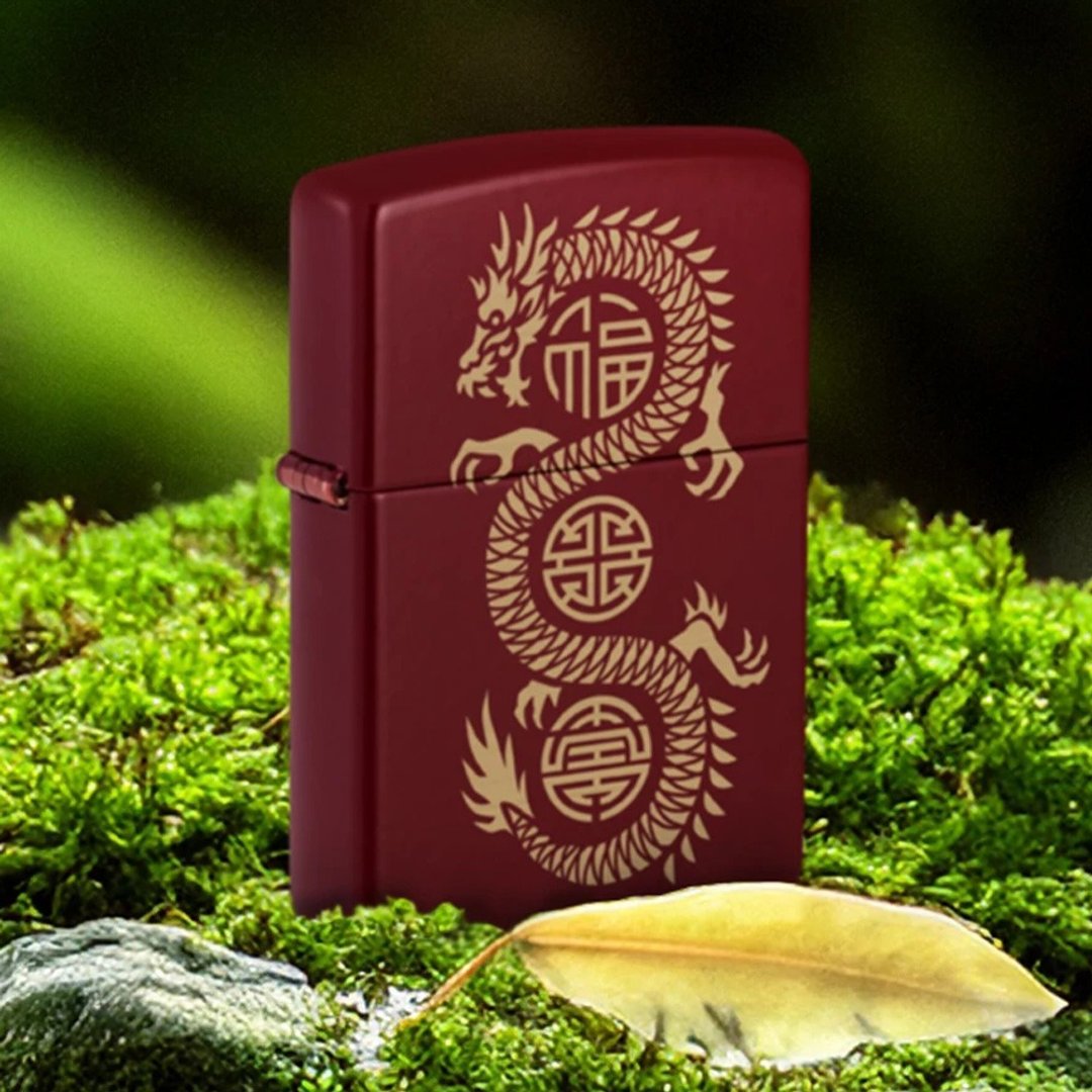 【ZIPPO官方旗舰店】祥龙设计防风打火机 46834 - 其他 - 铜/黄铜 多色