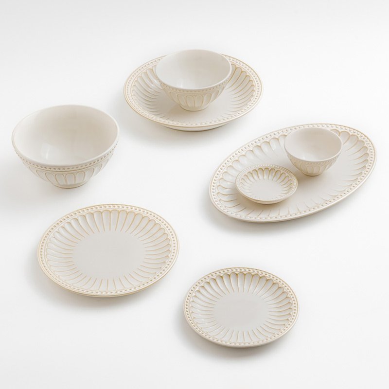 【新品】WAGA 宫廷浮雕 陶瓷碗│单品-共3款 - 碗 - 瓷 多色