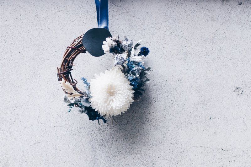 Aroma!! 【信使之神-荷米斯Hermes】扩香 干燥花 花圈 吊饰 精油 - 香薰/精油/线香 - 植物．花 