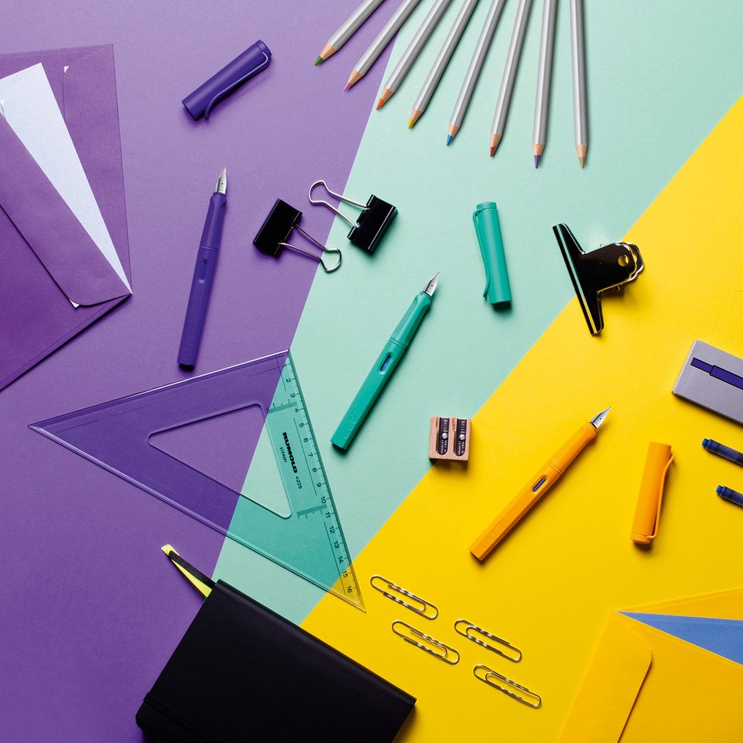 LAMY 双入铁礼盒  (钢珠笔+原子笔) / safari狩猎者系列-CANDY - 钢珠笔 - 塑料 多色