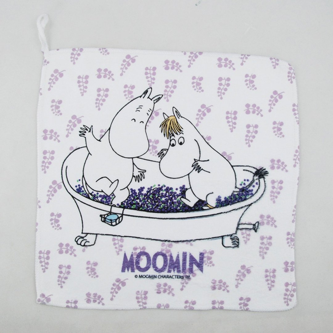 Moomin授权 - 擦手巾【果香浴缸】 - 毛巾浴巾 - 棉 紫色