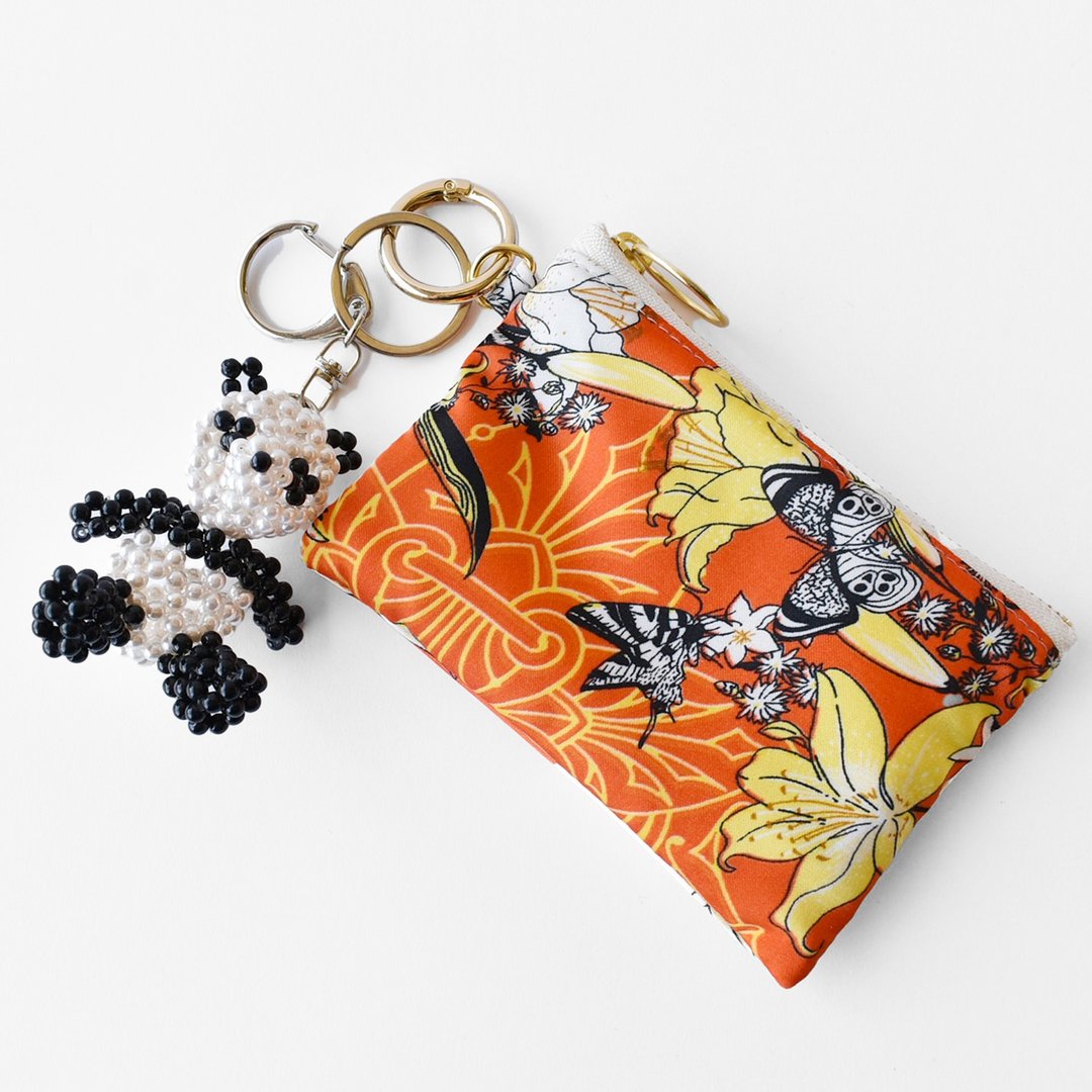 KEY CHAIN POUCH  PANDA (钥匙袋) / 日本制造 - 化妆包/杂物包 - 其他材质 