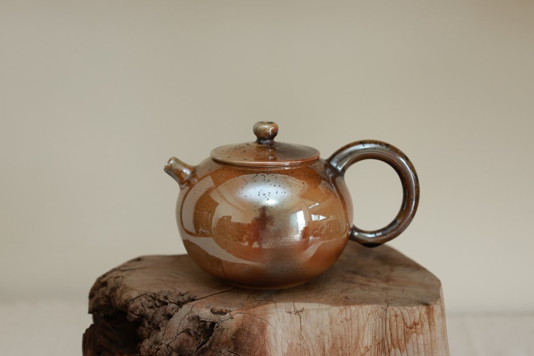 柴烧茶壶/200ml/泷间拾光 - 茶具/茶杯 - 陶 