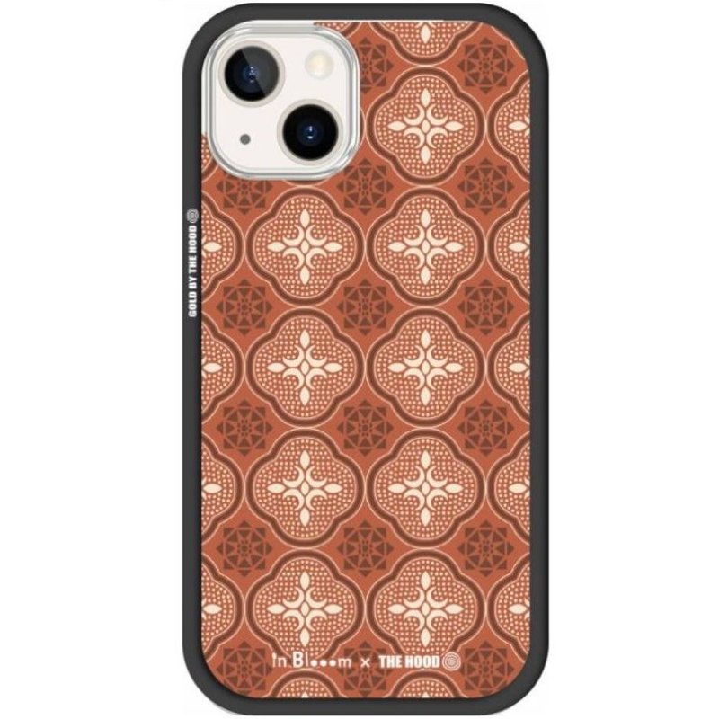 【现货】印花乐联名强化防摔框保护手机殻/玻璃海棠/深珊瑚色 - 手机壳/手机套 - 其他材质 红色