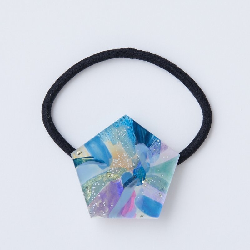 发圈 - 发饰 - 压克力 蓝色