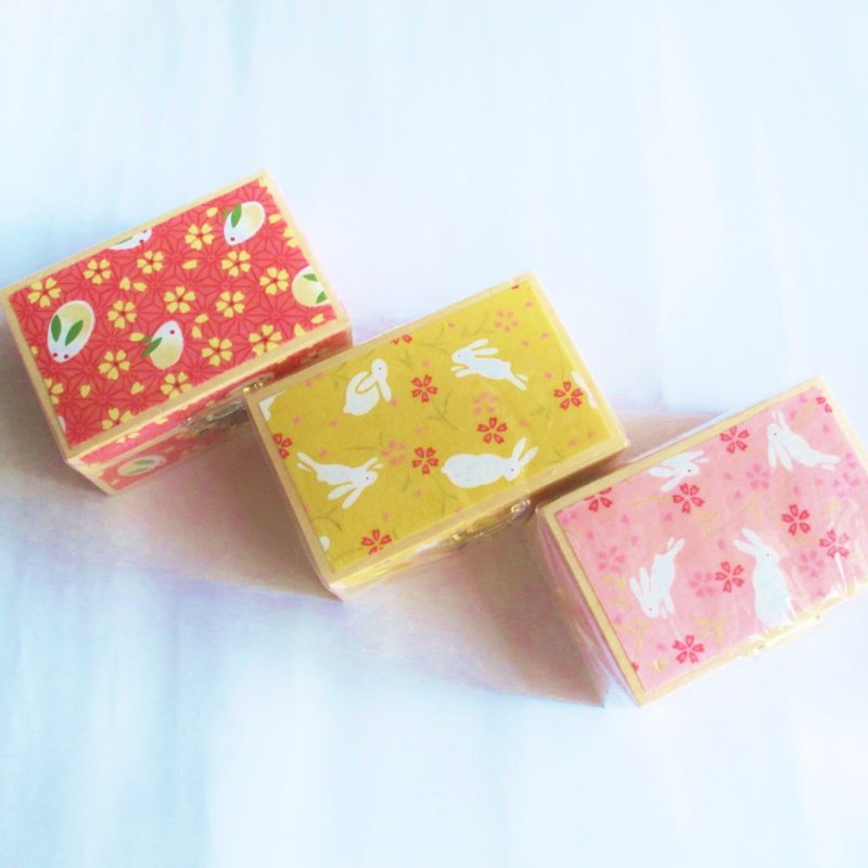 和风友禅木盒/首饰盒/收纳盒--小兔子系列 - 收纳用品 - 木头 多色