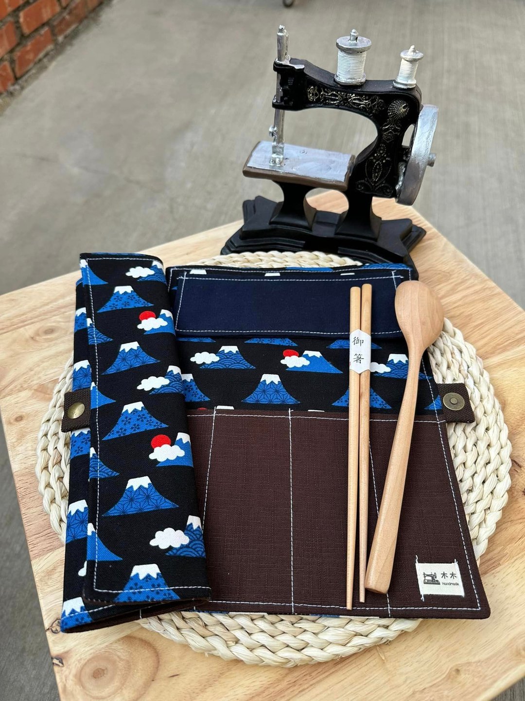 双人餐具袋 - 收纳用品 - 棉 