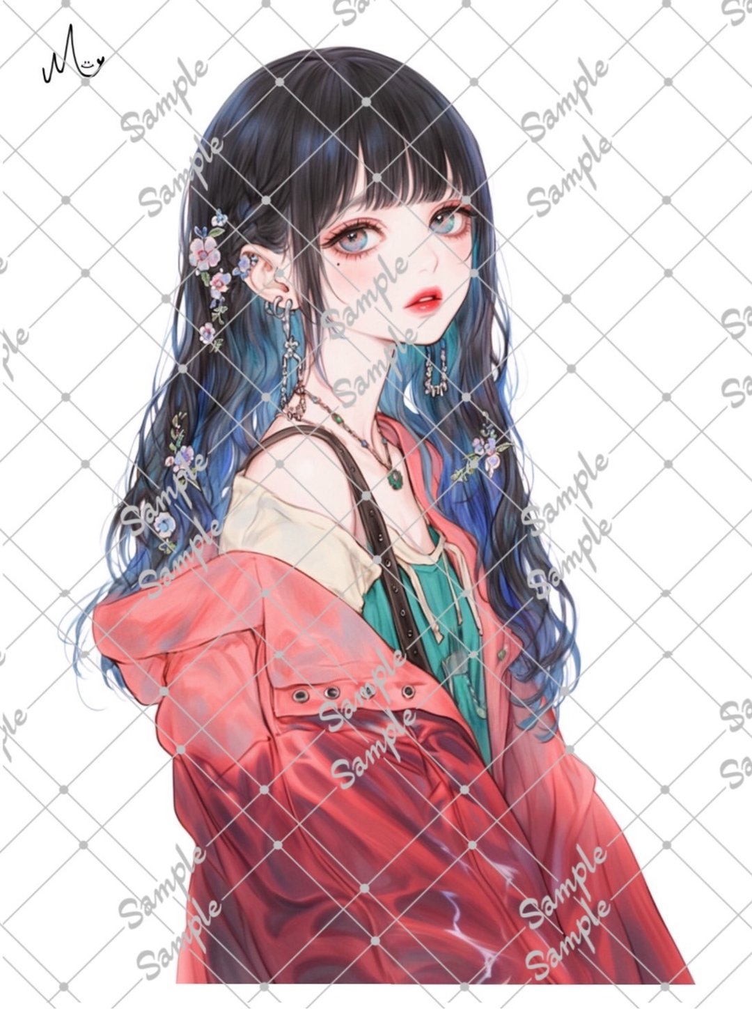 原创人物贴纸 11月新品 - 贴纸 - 纸 