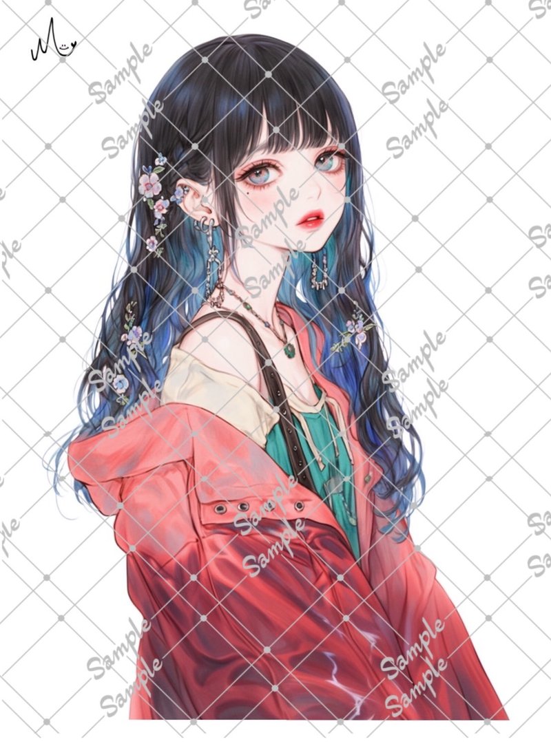 原创人物贴纸 11月新品 - 贴纸 - 纸 