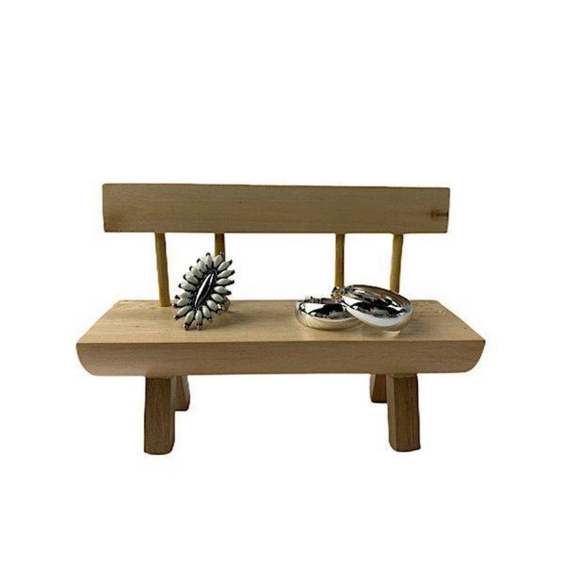 wooden bench accessory - 收纳用品 - 木头 咖啡色
