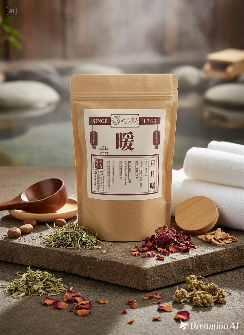 好朋友の乖乖汤浴【月月暖 - 足沐包5入】月月温顺、直到浴见妳 - 卫浴用品 - 其他材质 卡其色