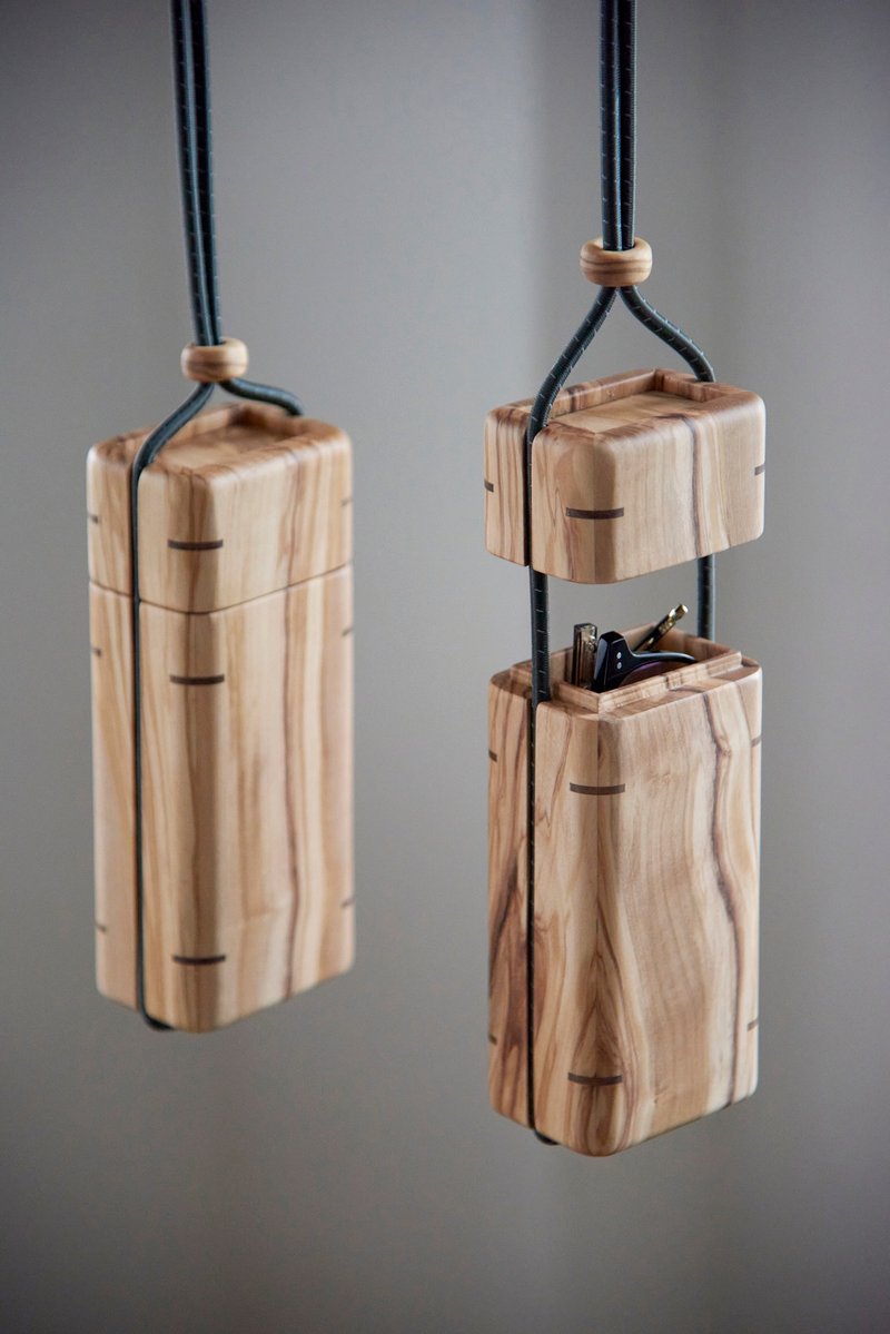 009_N - 眼镜盒/眼镜布 - 木头 金色