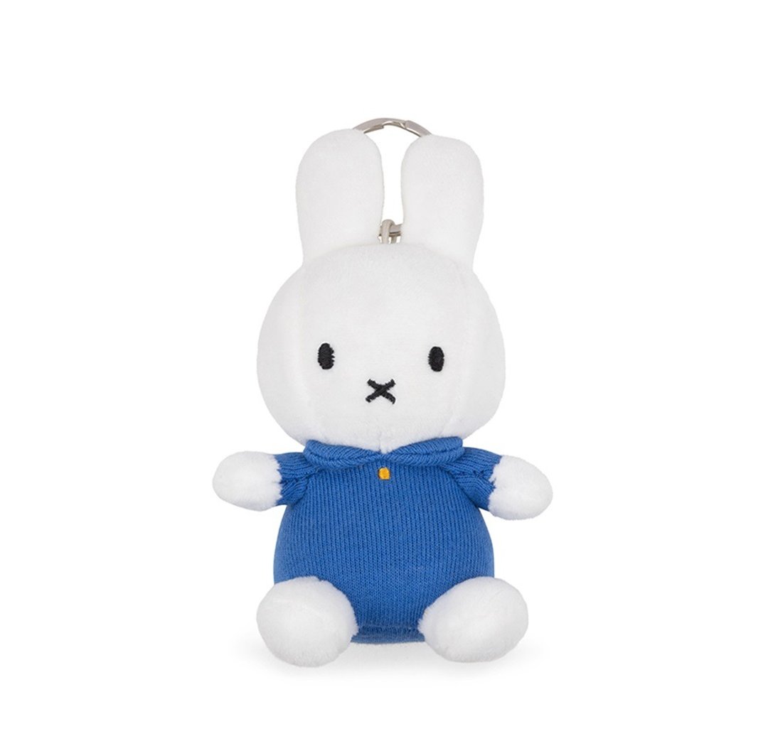 荷兰 Bon Ton Toys | Miffy 米飞兔 钥匙圈 蓝色衣服 10cm - 玩偶/公仔 - 其他材质 蓝色
