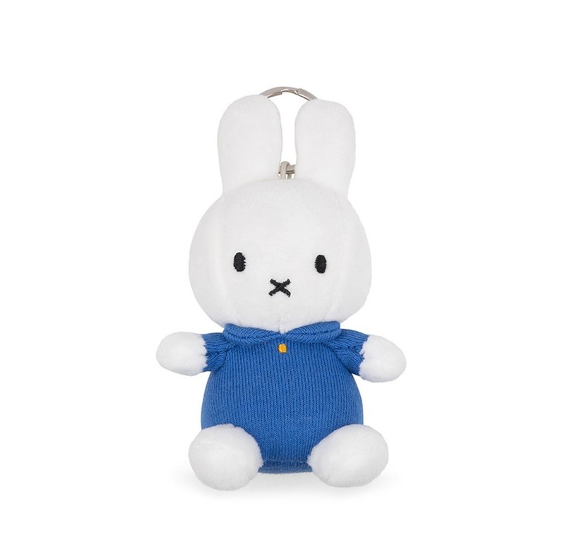 荷兰 Bon Ton Toys | Miffy 米飞兔 钥匙圈 蓝色衣服 10cm - 玩偶/公仔 - 其他材质 蓝色