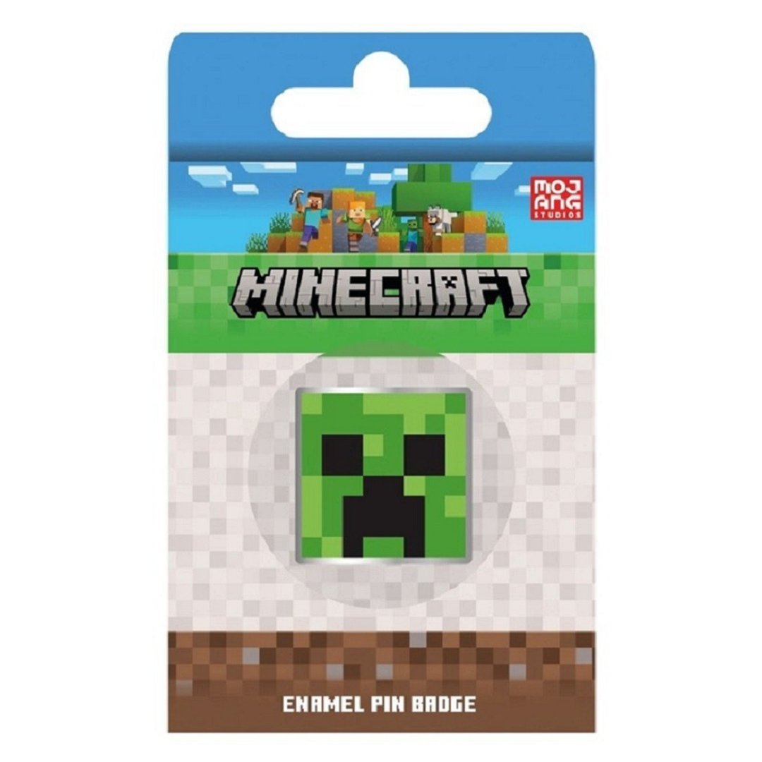 【Minecraft】苦力怕 ( Creeper ) 珐琅徽章 - 徽章/别针 - 珐琅 绿色