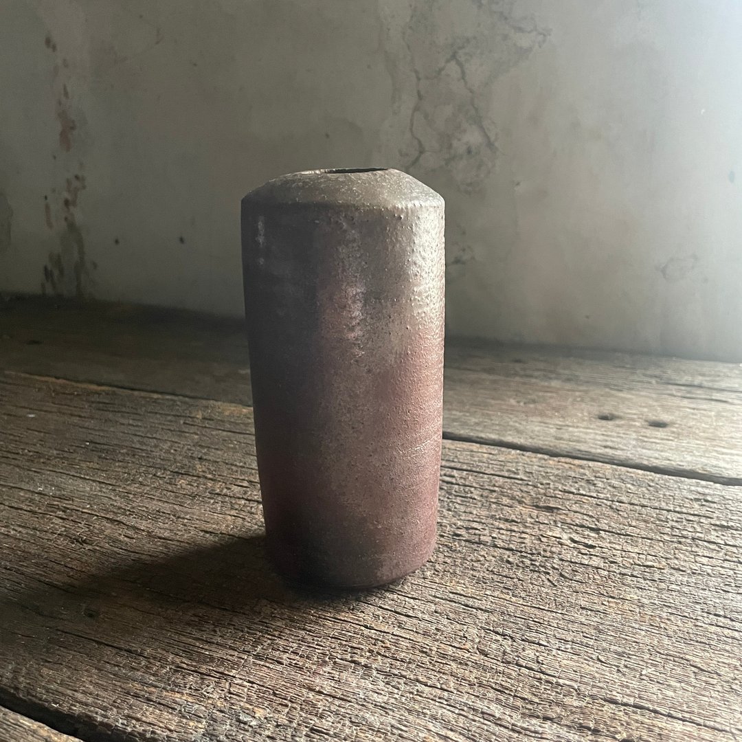 柴烧花器 - 花瓶/陶器 - 陶 咖啡色