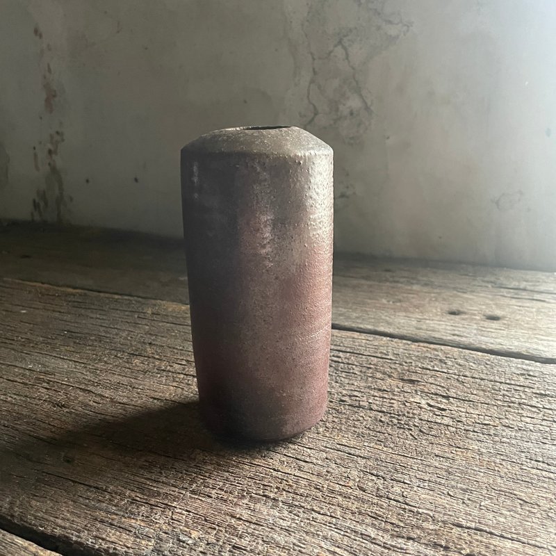 柴烧花器 - 花瓶/陶器 - 陶 咖啡色