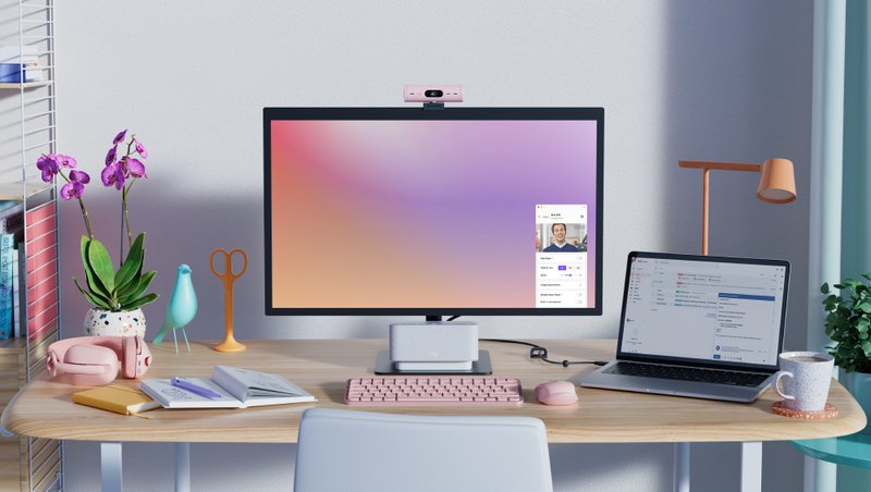 罗技 BRIO 500 网络摄影机 (黑/白/粉) - 电脑配件 - 塑料 