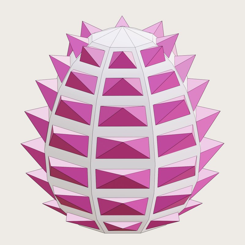 DIY Dragon Egg Papercraft Printable PDF - 手工艺教程/工具书 - 其他材质 