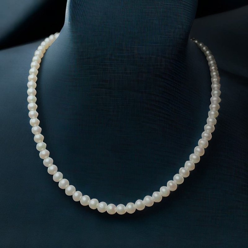 天然珍珠项链 | 天然珍珠 | 送礼 - 项链 - 珍珠 白色