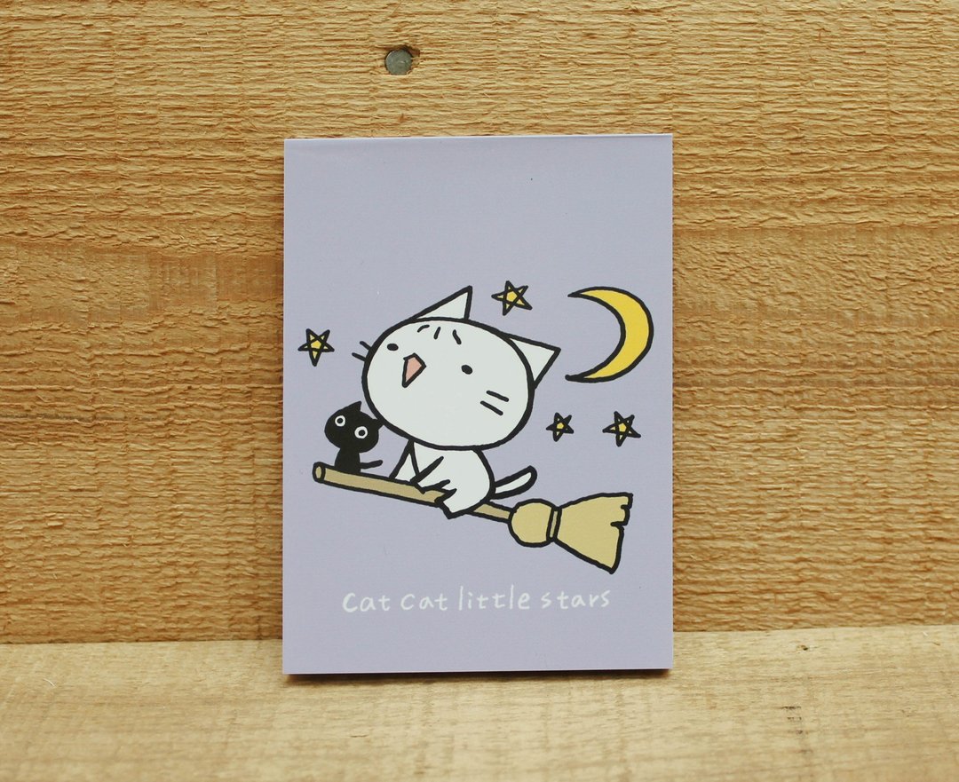 【便条纸】 星星猫小便条本(蓝色)37011 - 便条纸/标签贴 - 纸 蓝色