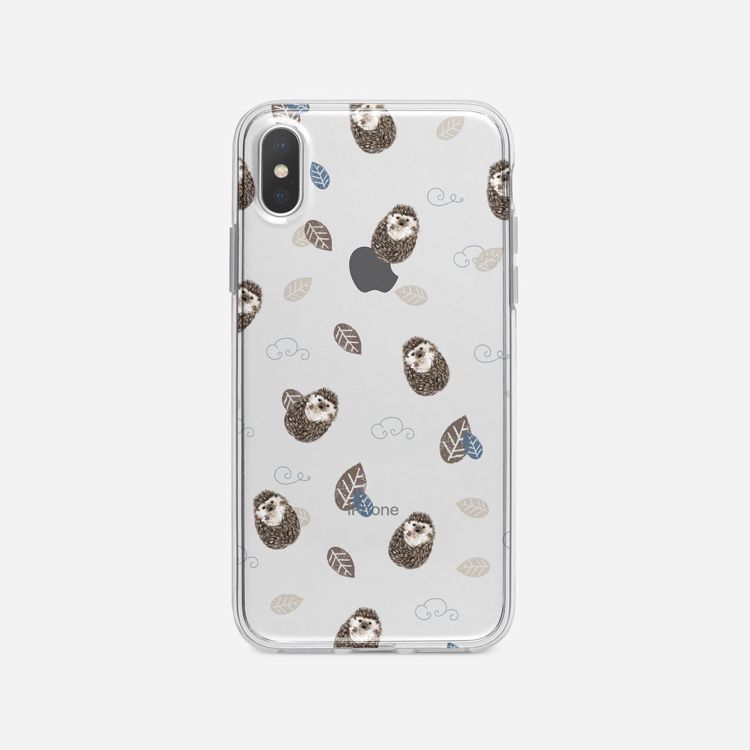 松叶小刺猬浮雕空压壳-iPhone(i5,i6s,i6splus,i7.i7plus,i8.i8plus,i x)/三星,HTC.OPPO.ASUS - 手机壳/手机套 - 塑料 