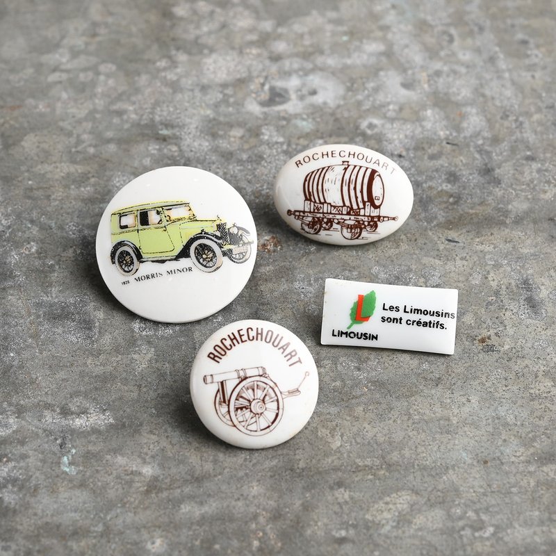 Vintage Pins 复古别针 / 古董别针、限量徽章胸针、古董徽章 - 徽章/别针 - 其他金属 多色
