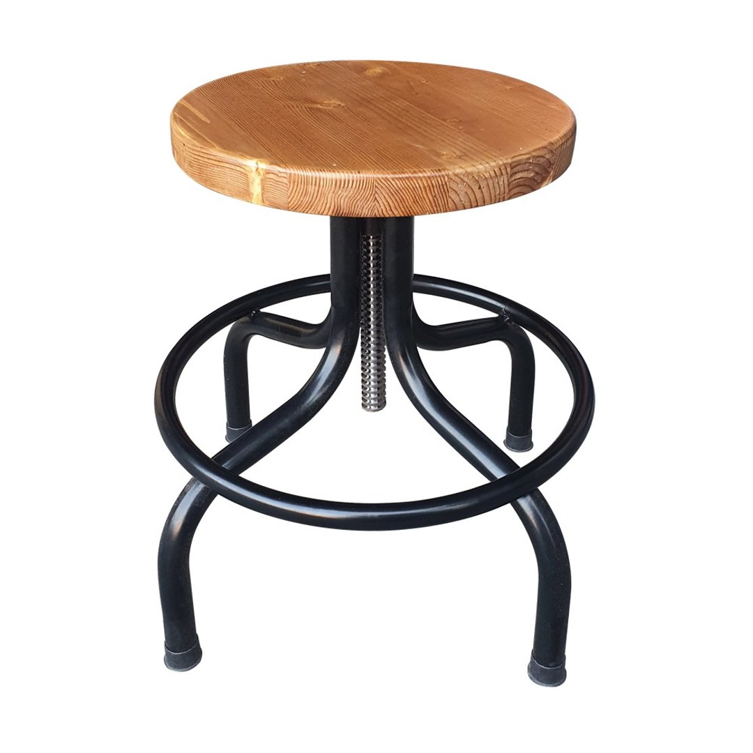 订制品 LOFT 工业风 做旧 欧塔旋转椅 椅凳 中岛椅 CU097 - 其他家具 - 其他金属 咖啡色