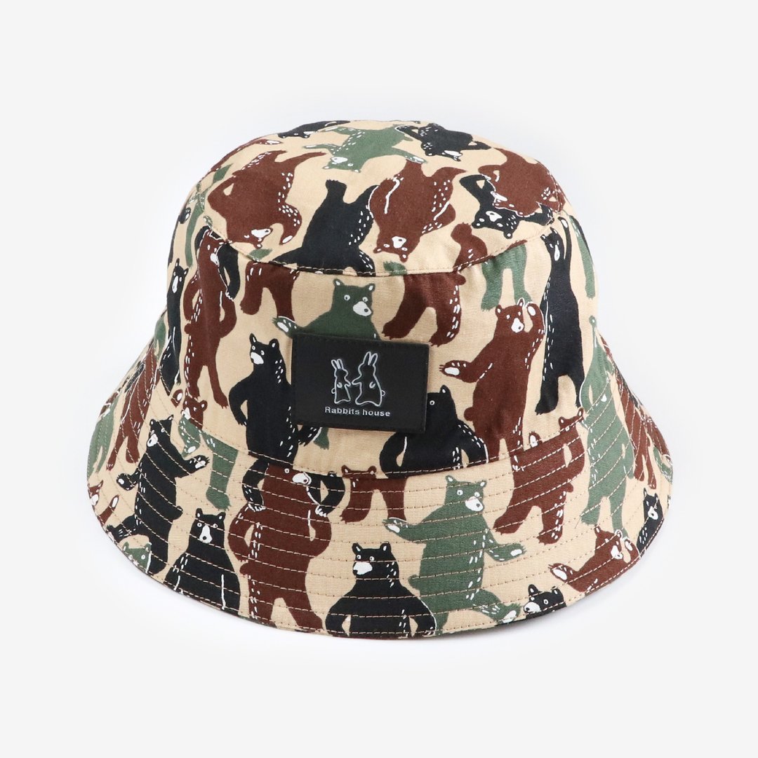 熊熊渔夫帽 fisherman hat - 帽子 - 棉 多色